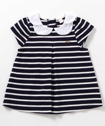 Japanese children's clothing apres les cours striped top 80-140cm girls summer TOPS 