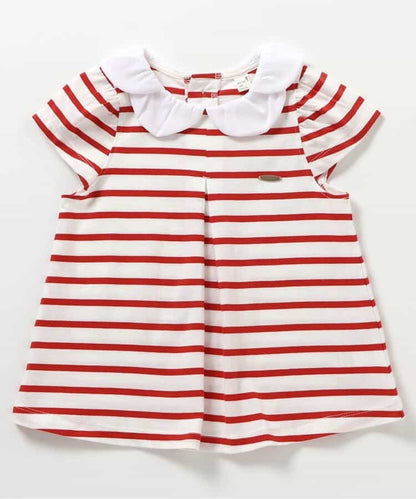 Japanese children's clothing apres les cours striped top 80-140cm girls summer TOPS 