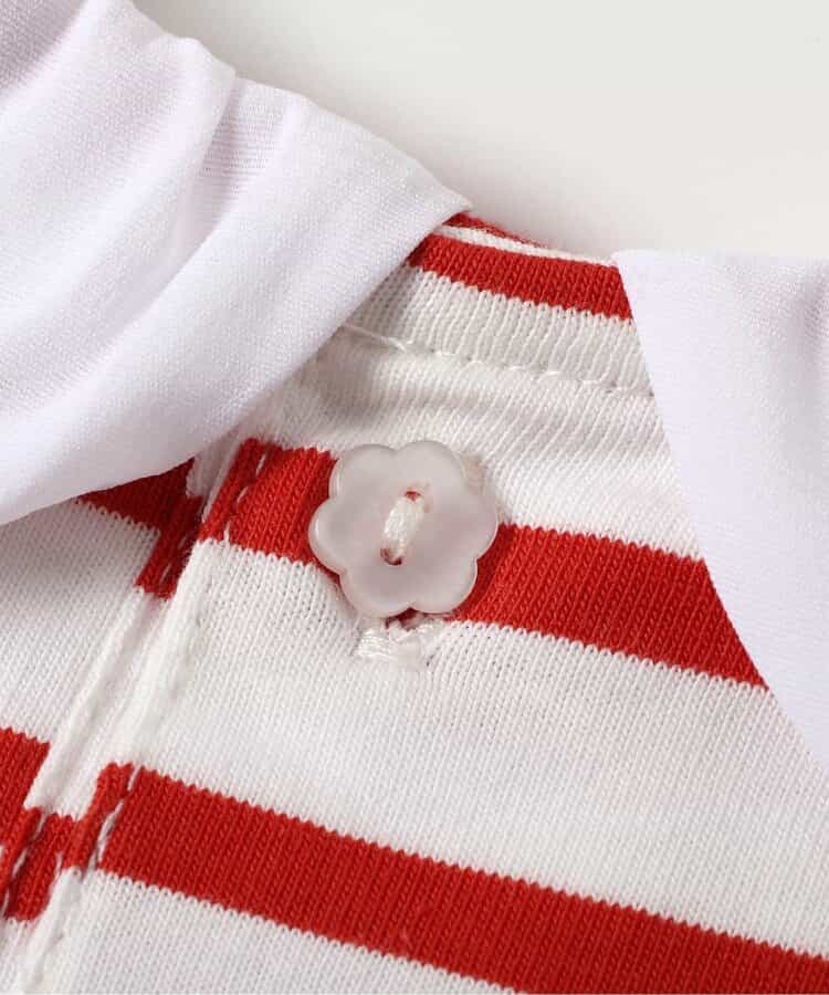 Japanese children's clothing apres les cours striped top 80-140cm girls summer TOPS 