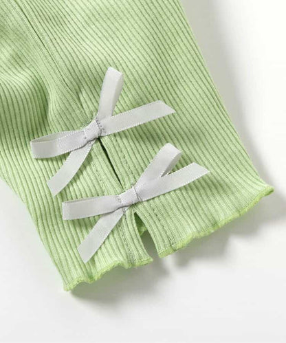 日本童裝 apres les cours 蝴蝶結袖上衣 80-140cm 女童款 夏季 TOPS