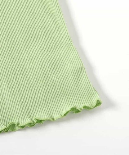 日本童裝 apres les cours 蝴蝶結袖上衣 80-140cm 女童款 夏季 TOPS