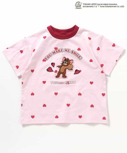 日本童裝 apres les cours × Tom and Jerry 毛毛圖案上衣 80-130cm 男童款/女童款 夏季 TOPS