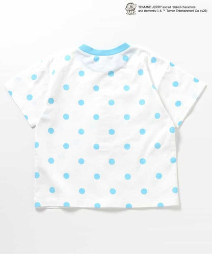 日本童裝 apres les cours × Tom and Jerry 毛毛圖案上衣 80-130cm 男童款/女童款 夏季 TOPS