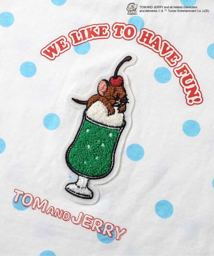 日本童裝 apres les cours × Tom and Jerry 毛毛圖案上衣 80-130cm 男童款/女童款 夏季 TOPS