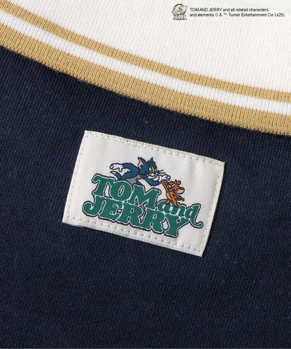 日本童裝 apres les cours × Tom and Jerry 翻領短袖衛衣 80-130cm 男童款 夏季 TOPS