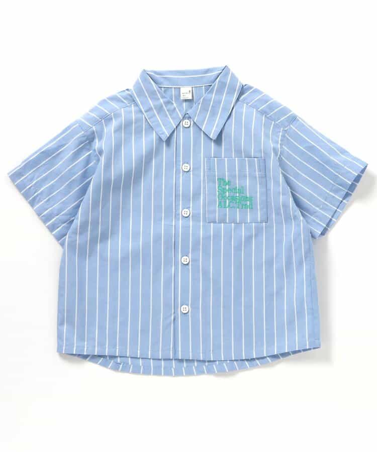 日本童裝 apres les cours 條紋與格紋襯衫 80-130cm 男童款 夏季 TOPS