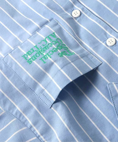 日本童裝 apres les cours 條紋與格紋襯衫 80-130cm 男童款 夏季 TOPS