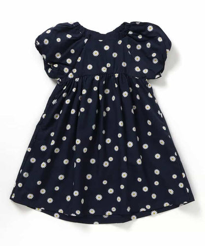 Japanese children's clothing apres les cours lantern sleeve bow dress 80-140cm girls summer dresses 