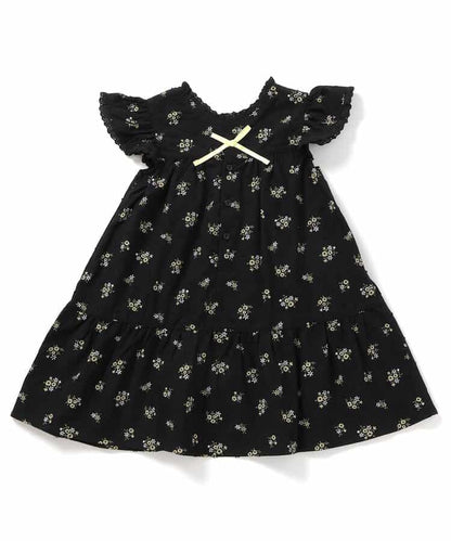 Japanese children's clothing apres les cours floral dress 80-140cm girls summer dresses 