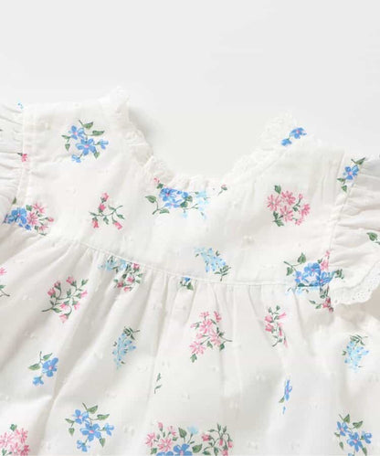 Japanese children's clothing apres les cours floral dress 80-140cm girls summer dresses 