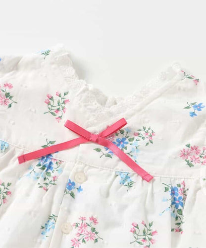 Japanese children's clothing apres les cours floral dress 80-140cm girls summer dresses 