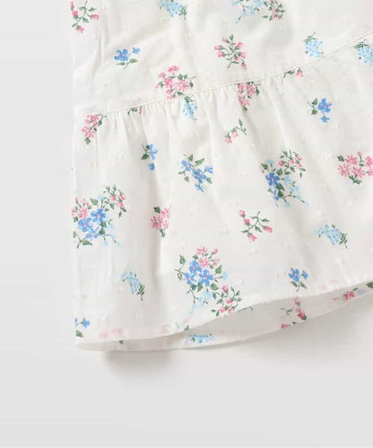 Japanese children's clothing apres les cours floral dress 80-140cm girls summer dresses 