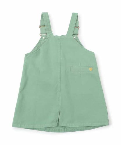 Japanese children's clothing apres les cours zipper heart-shaped pocket dress 80-140cm girls summer dresses 
