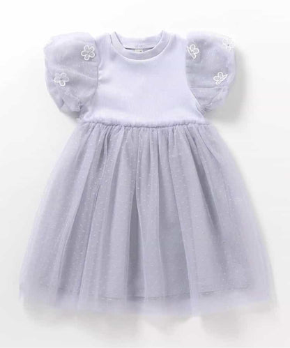 Japanese children's clothing apres les cours floral tulle dress 80-140cm girls summer dresses for interviews/banquets/performances 