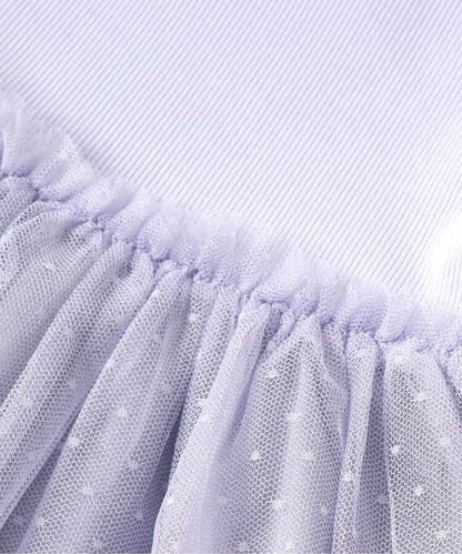 Japanese children's clothing apres les cours floral tulle dress 80-140cm girls summer dresses for interviews/banquets/performances 