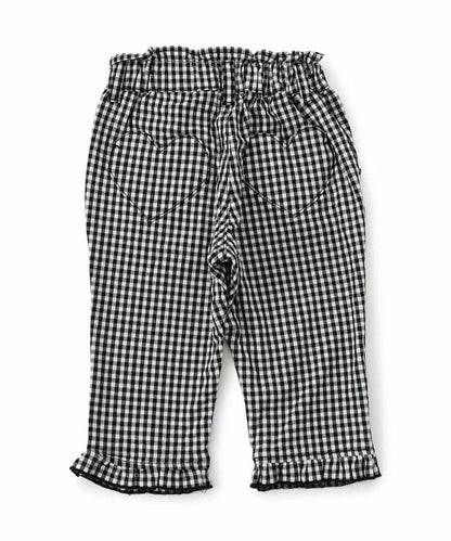 Japanese children's clothing apres les cours heart-shaped pocket cropped pants 80-140cm girls' summer PANTS 