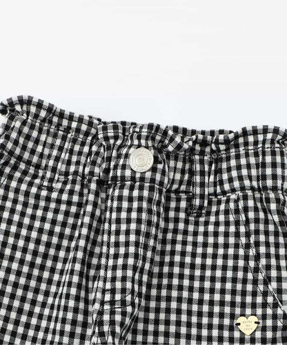 Japanese children's clothing apres les cours heart-shaped pocket cropped pants 80-140cm girls' summer PANTS 