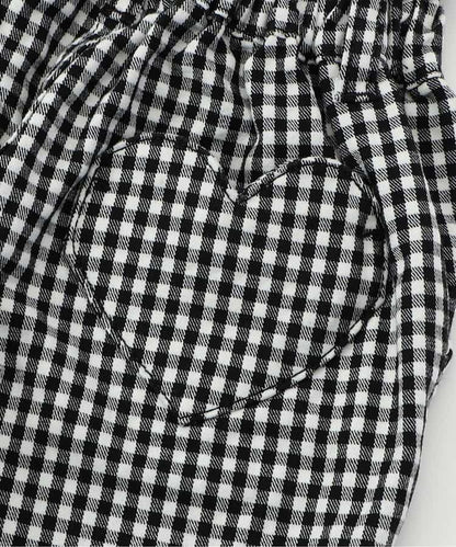 Japanese children's clothing apres les cours heart-shaped pocket cropped pants 80-140cm girls' summer PANTS 