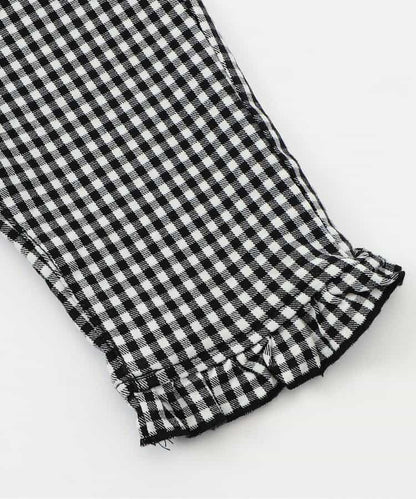 Japanese children's clothing apres les cours heart-shaped pocket cropped pants 80-140cm girls' summer PANTS 
