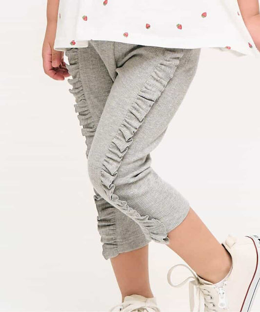 Japanese children's clothing apres les cours contact cold side pleated leggings 80-130cm girls summer PANTS 