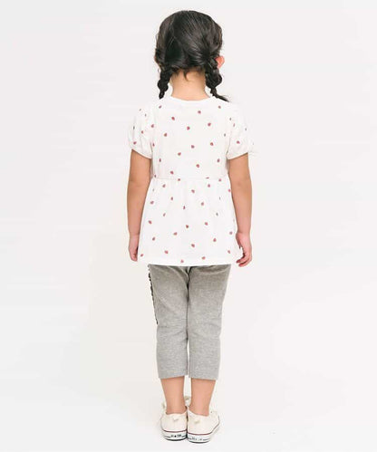 日本童裝 apres les cours 接觸冷感 側褶緊身褲 80-130cm 女童款 夏季 PANTS