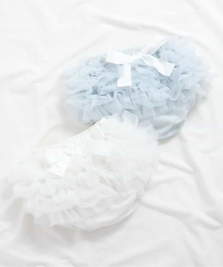 日本童裝 apres les cours 薄紗短褲 70-80cm 女童款 初生嬰兒 夏季 PANTS