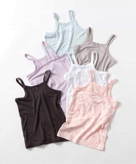 Japanese children's clothing apres les cours contact cool water absorption quick-drying vest 80-140cm girls summer TOPS 
