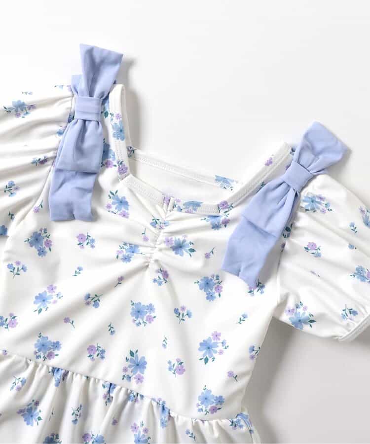 Japanese children's clothing apres les cours UV protection bow one-piece swimsuit 80-140cm girls summer swimsuit special edition 