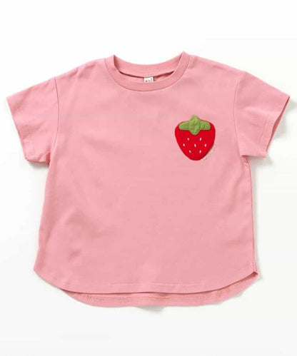 Japanese children's clothing apres les cours water-absorbing quick-drying UV-resistant touch-cooling cute pocket top 80-130cm boys/girls summer TOPS 