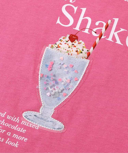 Japanese children's clothing apres les cours sequin pattern top 80-140cm boys/girls summer TOPS 