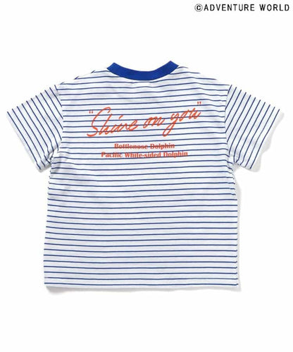 Japanese children's clothing apres les cours x Adventure World parent-child cute animal tops 80-130cm boys/girls summer TOPS 