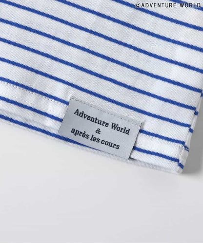 Japanese children's clothing apres les cours x Adventure World parent-child cute animal tops 80-130cm boys/girls summer TOPS 