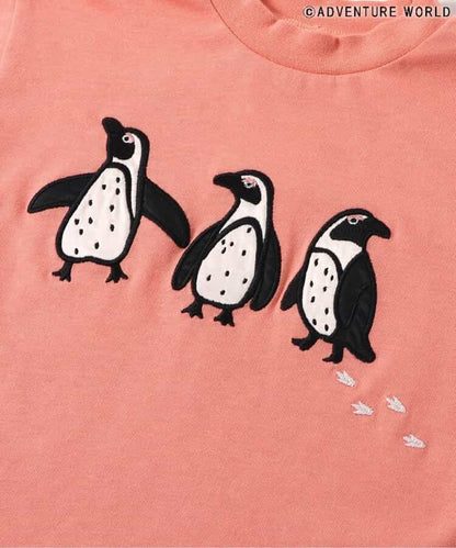 Japanese children's clothing apres les cours x Adventure World parent-child cute animal tops 80-130cm boys/girls summer TOPS 