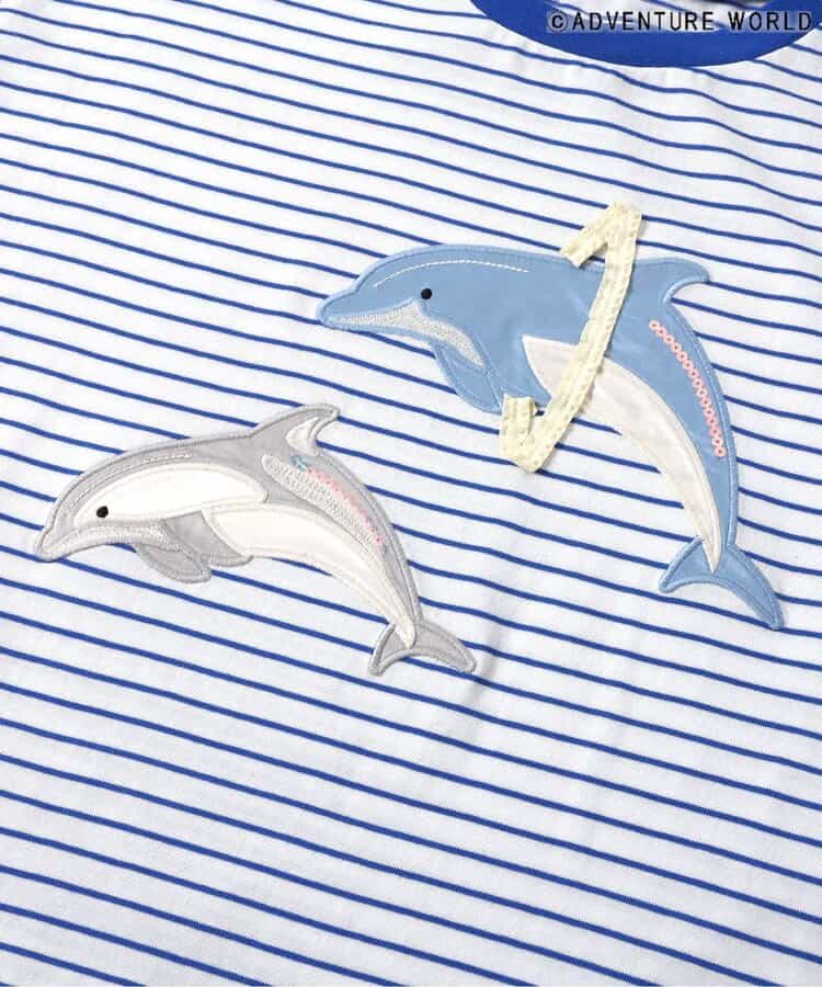 Japanese children's clothing apres les cours x Adventure World parent-child cute animal tops ML adult summer TOPS 