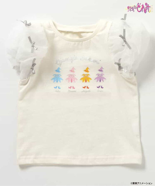 Japanese children's clothing apres les cours x Little Witch DoReMi printed top 80-130cm girls summer TOPS 