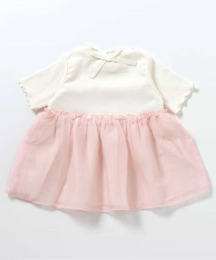 Japanese children's clothing apres les cours Shellmotif fruit embroidery patchwork top 80-140cm girls summer TOPS 