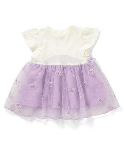 Japanese children's clothing apres les cours Shellmotif shell embroidered top 80-140cm girls summer TOPS 
