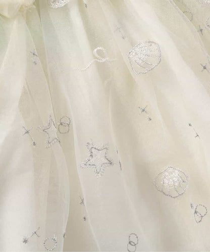 Japanese children's clothing apres les cours Shellmotif shell embroidered top 80-140cm girls summer TOPS 