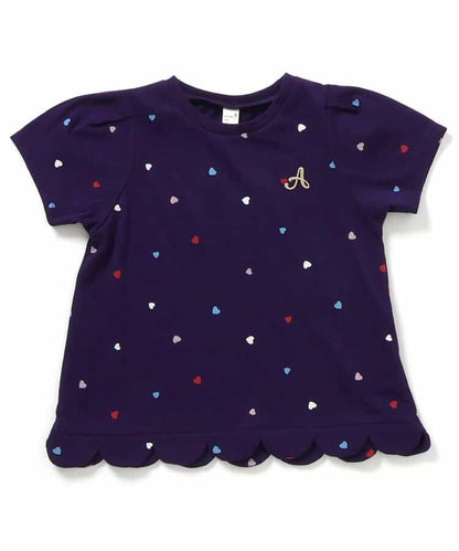 Japanese children's clothing apres les cours contact cool print top 80-140cm girls summer TOPS 