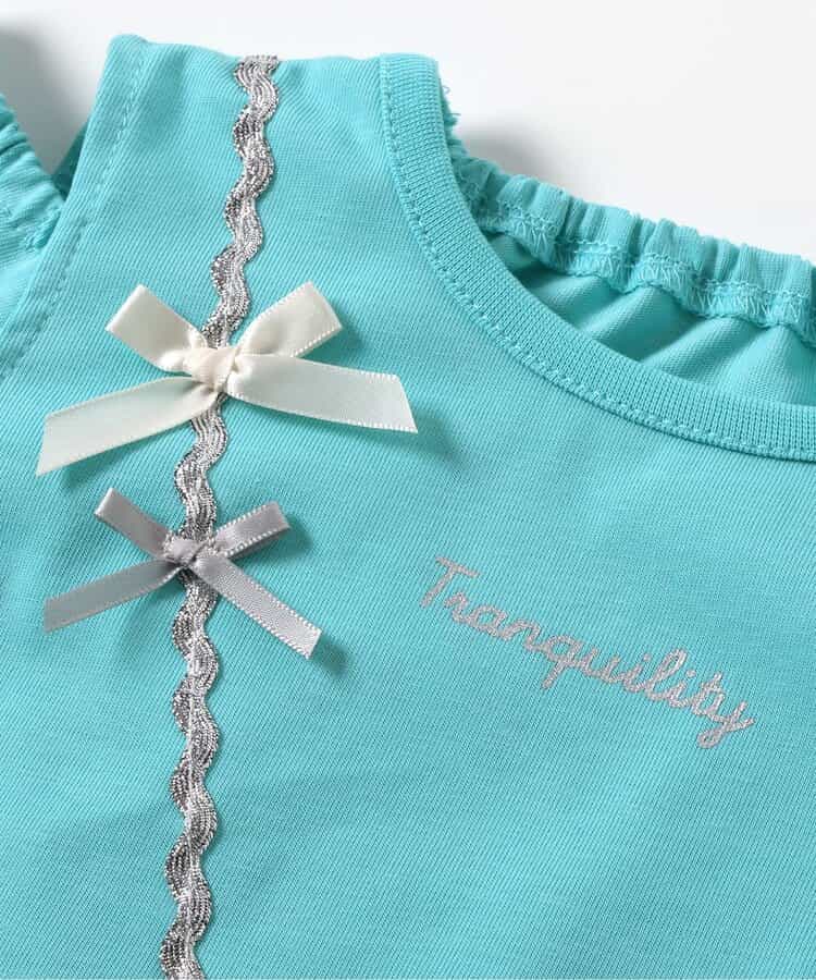 Japanese children's clothing apres les cours Shellmotif contact cool shell pocket top 80-140cm girls summer TOPS 