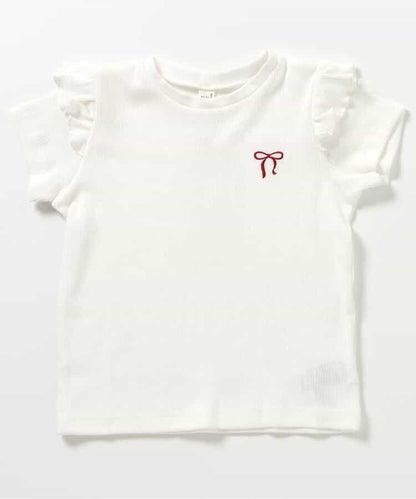 Japanese children's clothing apres les cours lace sleeve top 80-140cm girls summer TOPS 