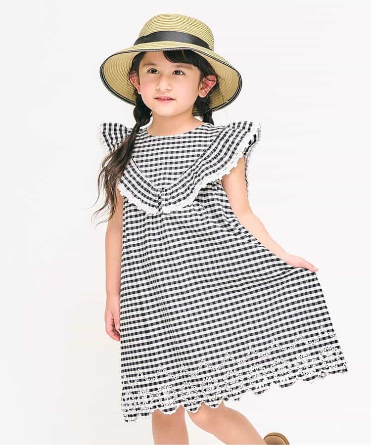 Japanese children's clothing apres les cours ruffled lace dress 80-140cm girls summer dresses 