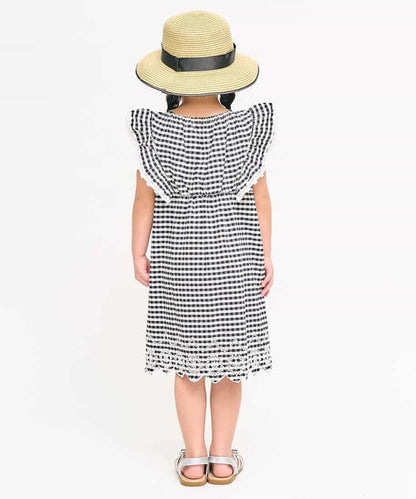 Japanese children's clothing apres les cours ruffled lace dress 80-140cm girls summer dresses 