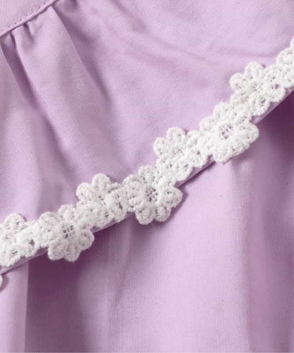Japanese children's clothing apres les cours ruffled lace dress 80-140cm girls summer dresses 
