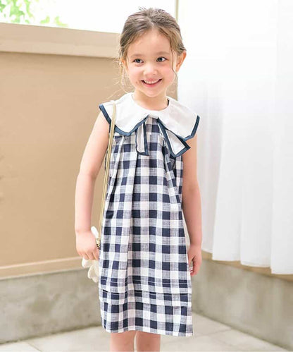 Japanese children's clothing apres les cours bow sailor style dress 80-140cm girls summer dresses 
