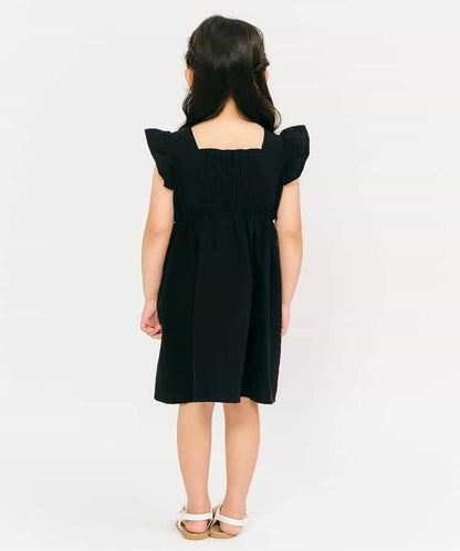 Japanese children's clothing apres les cours crochet heart and daisy embroidered dress 80-140cm girls summer dresses 