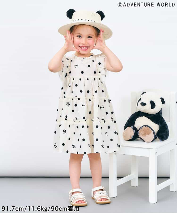Japanese children's clothing apres les cours x Adventure World lace vest dress 80-130cm girls summer dresses 
