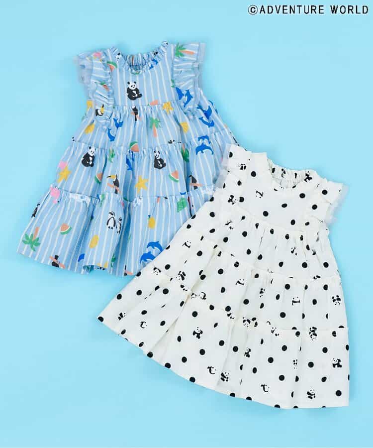 Japanese children's clothing apres les cours x Adventure World lace vest dress 80-130cm girls summer dresses 