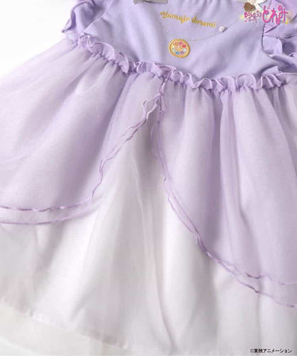 Japanese children's clothing apres les cours x Little Witch DoReMi tulle dress 80-130cm girls summer dresses 