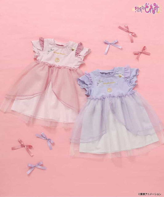 Japanese children's clothing apres les cours x Little Witch DoReMi tulle dress 80-130cm girls summer dresses 